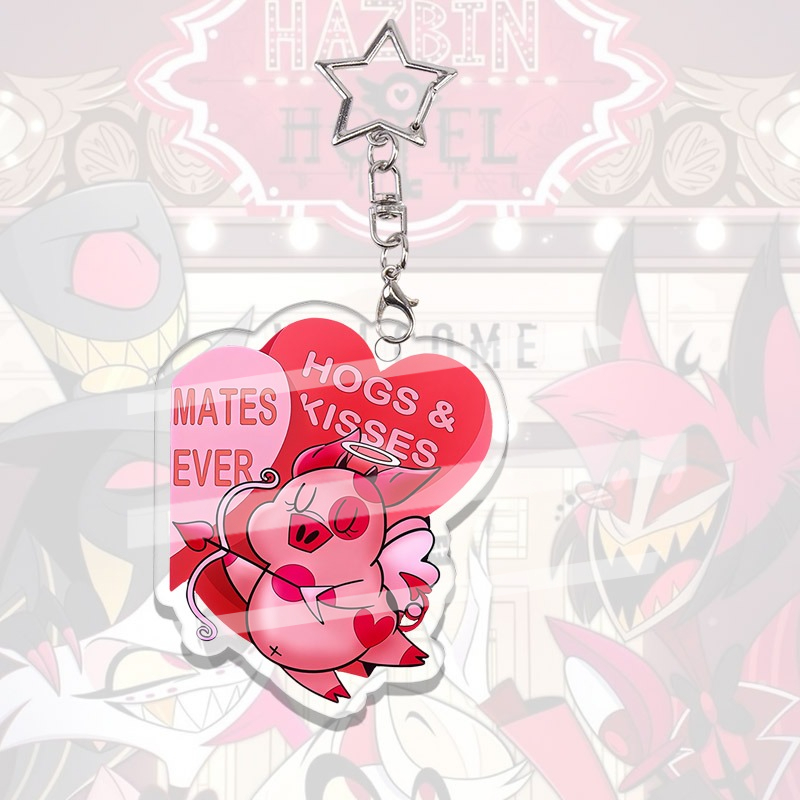 Hazbin Hotel Acrylic Keychain  - Home Office Kit incelemesi ve fiyatı