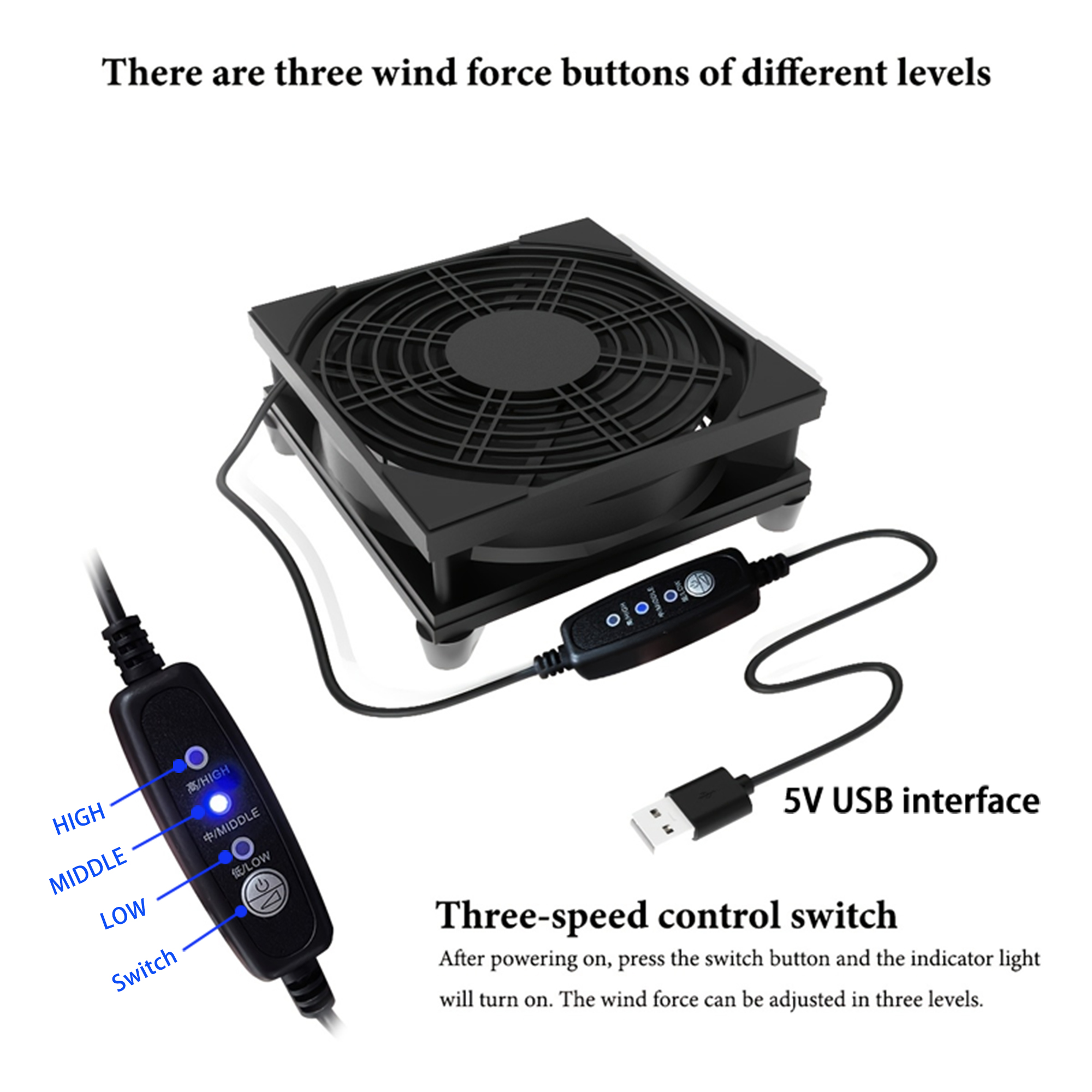 USB 3-Speed Quiet Cooling Fan  - Usb Desk Fan incelemesi ve fiyatı