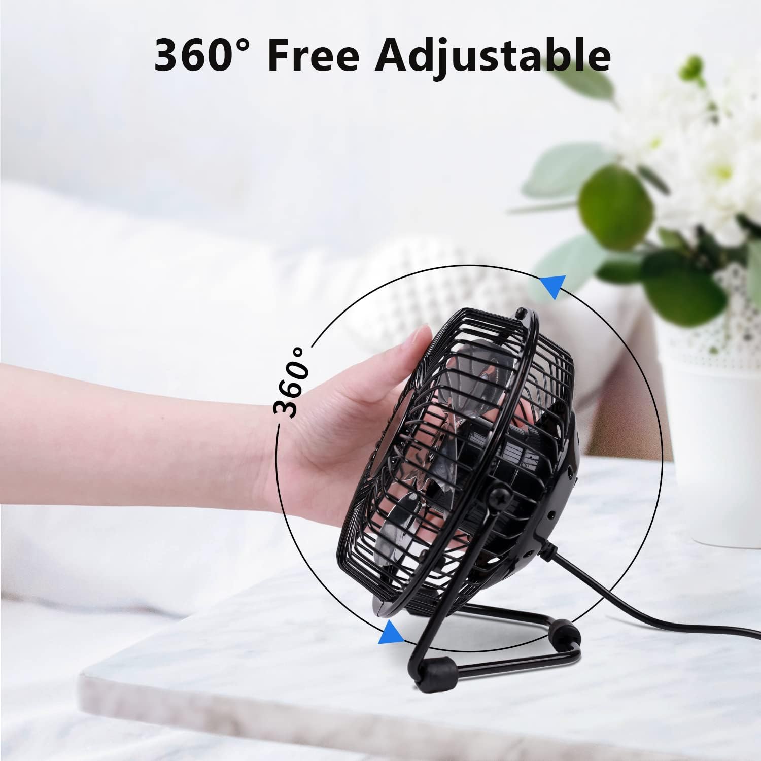 Mini USB Desk Fan, Quiet 4-Inc - Usb Desk Fan incelemesi ve fiyatı