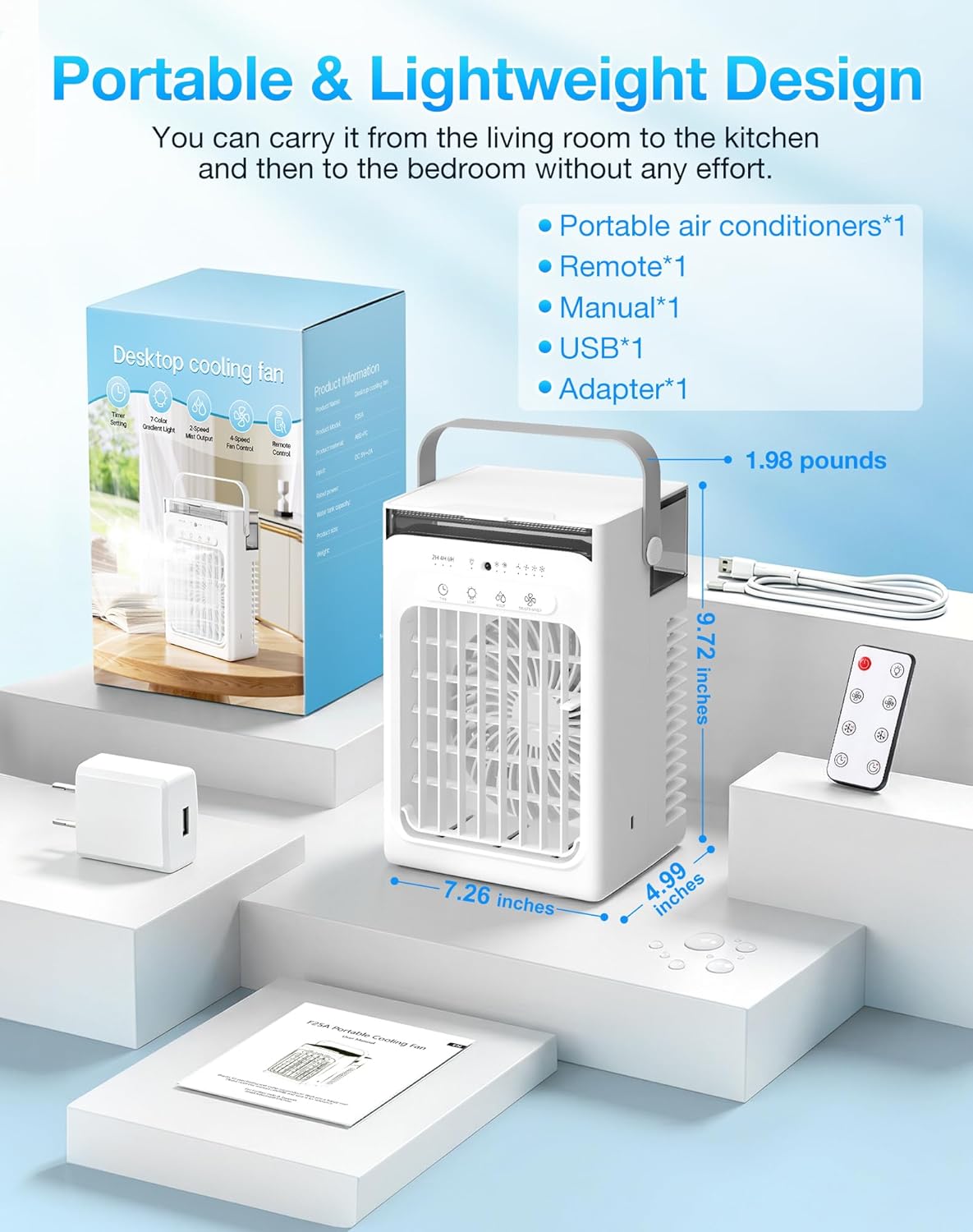 Mini Personal Evaporative Cool - Usb Desk Fan incelemesi ve fiyatı