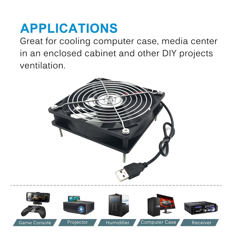 8/12cm 12V USB Powered Compute - Usb Desk Fan incelemesi ve fiyatı