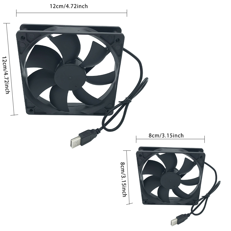 8/12cm 12V USB Powered Compute - Usb Desk Fan incelemesi ve fiyatı