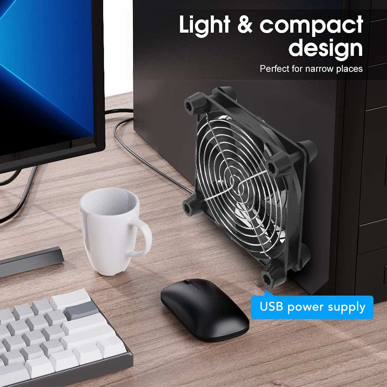 140mm Computer Case Fan 3 Spee - Usb Desk Fan incelemesi ve fiyatı