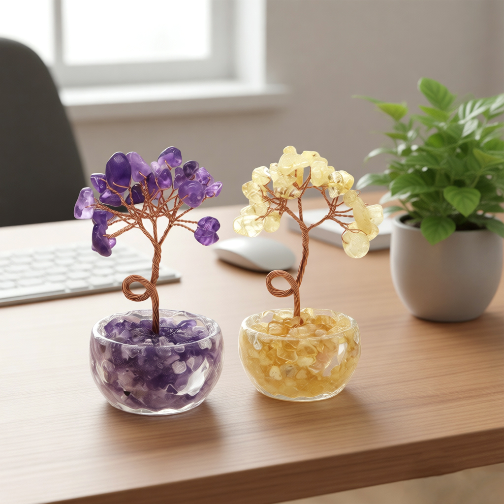 Natural Gemstone Crystal Lucky - Home Office Student incelemesi ve fiyatı