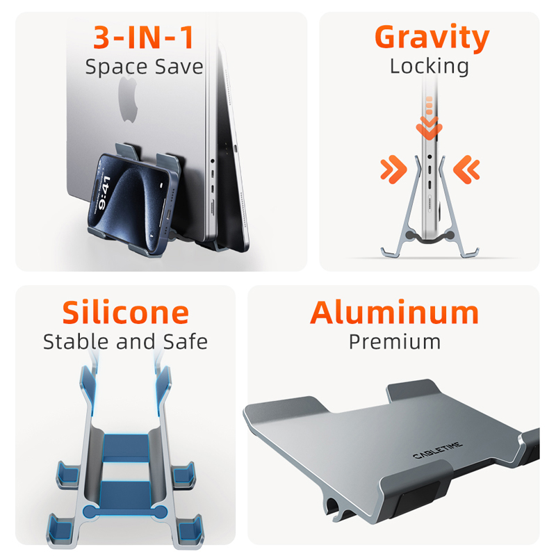 CABLETIME Vertical Laptop Stan - Home Office Microsoft incelemesi ve fiyatı