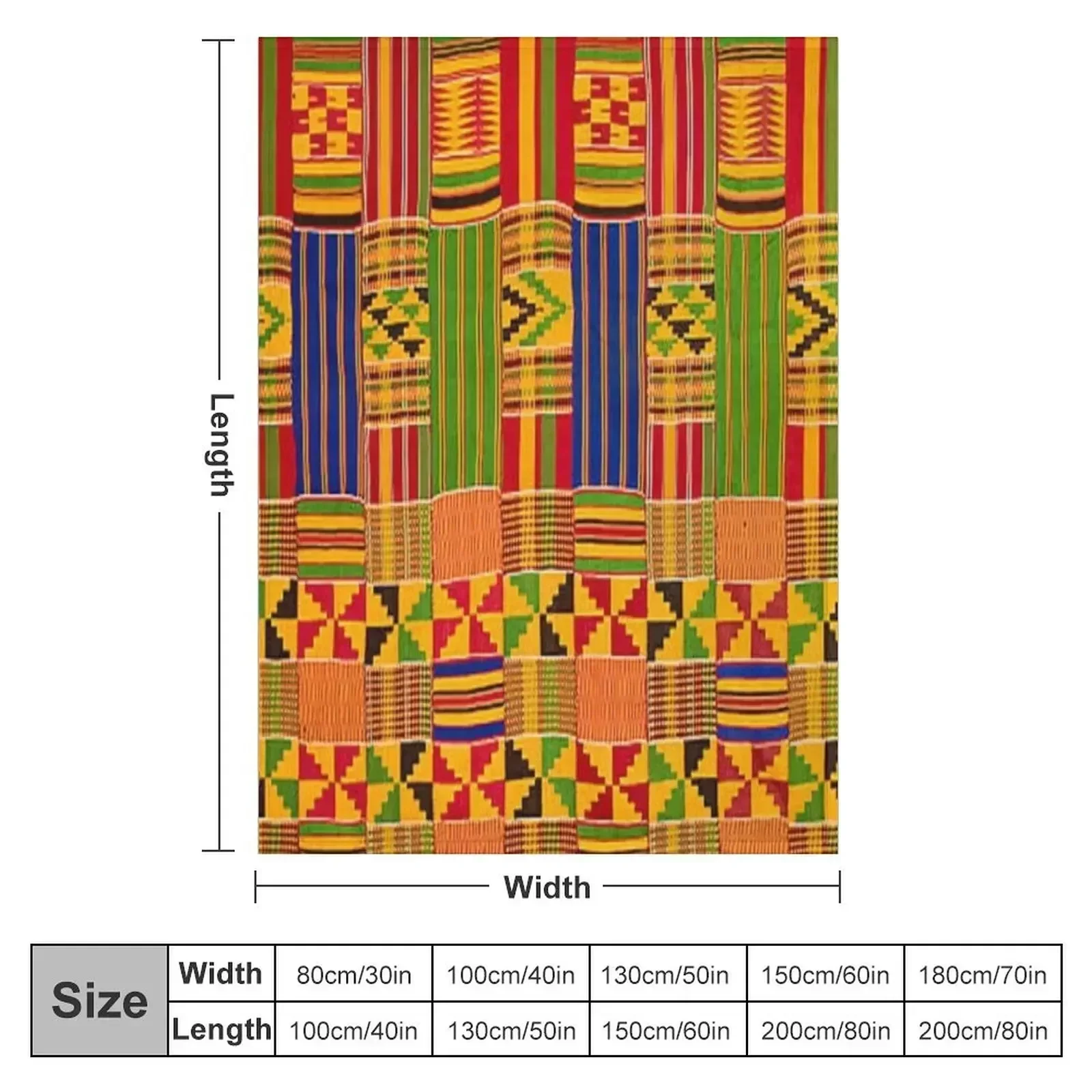 Kente Africa design Throw Blan - Home Office Kent incelemesi ve fiyatı