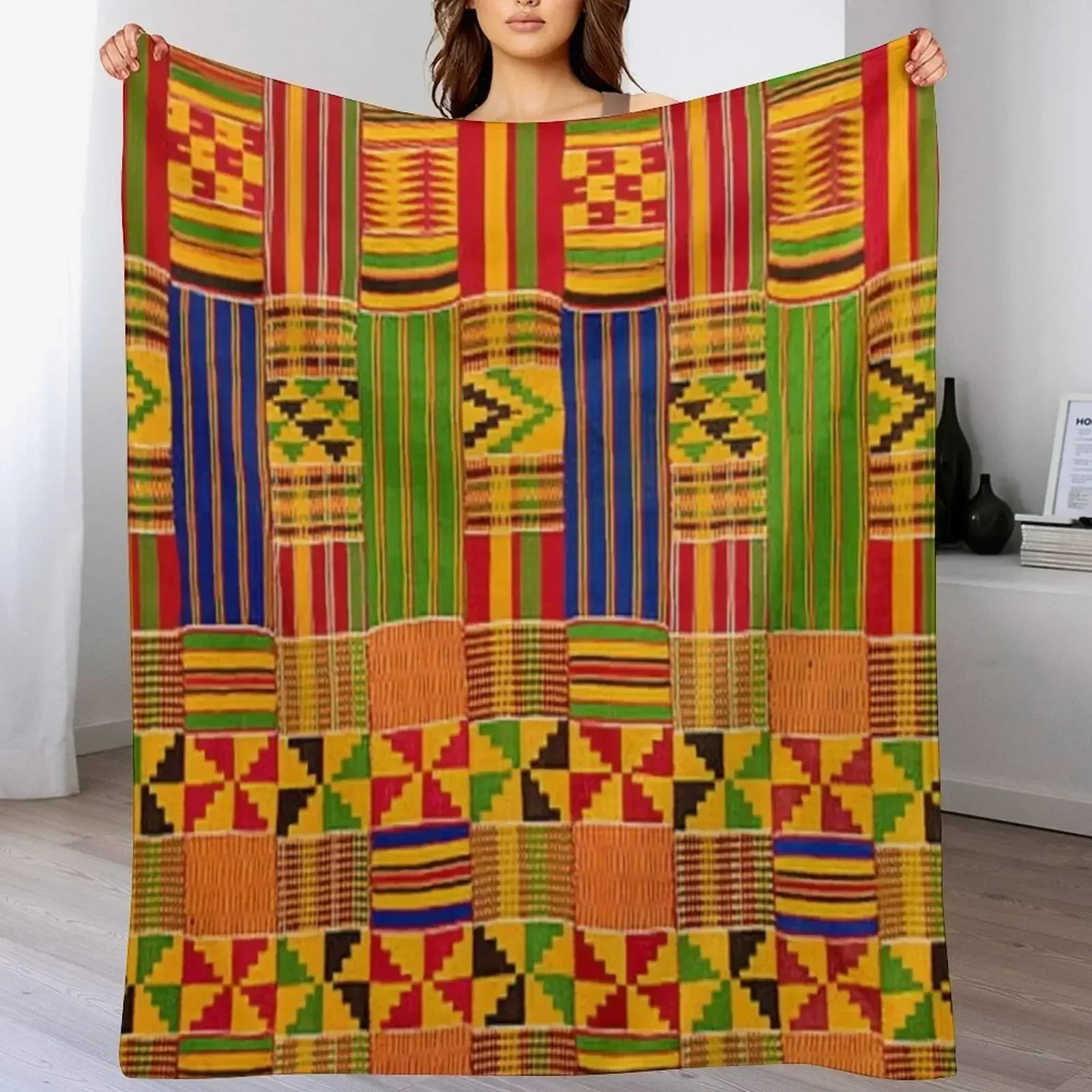 Kente Africa design Throw Blan - Home Office Kent incelemesi ve fiyatı