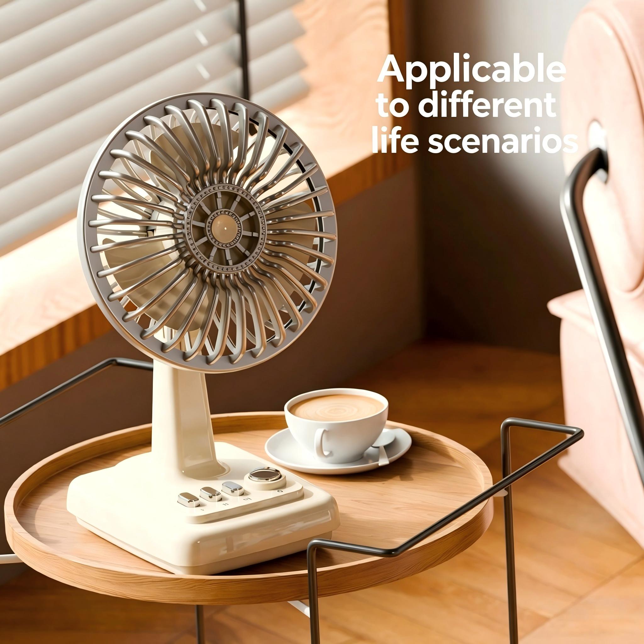 Retro Alloy Desktop Fan 3 Spee - Home Office Student incelemesi ve fiyatı