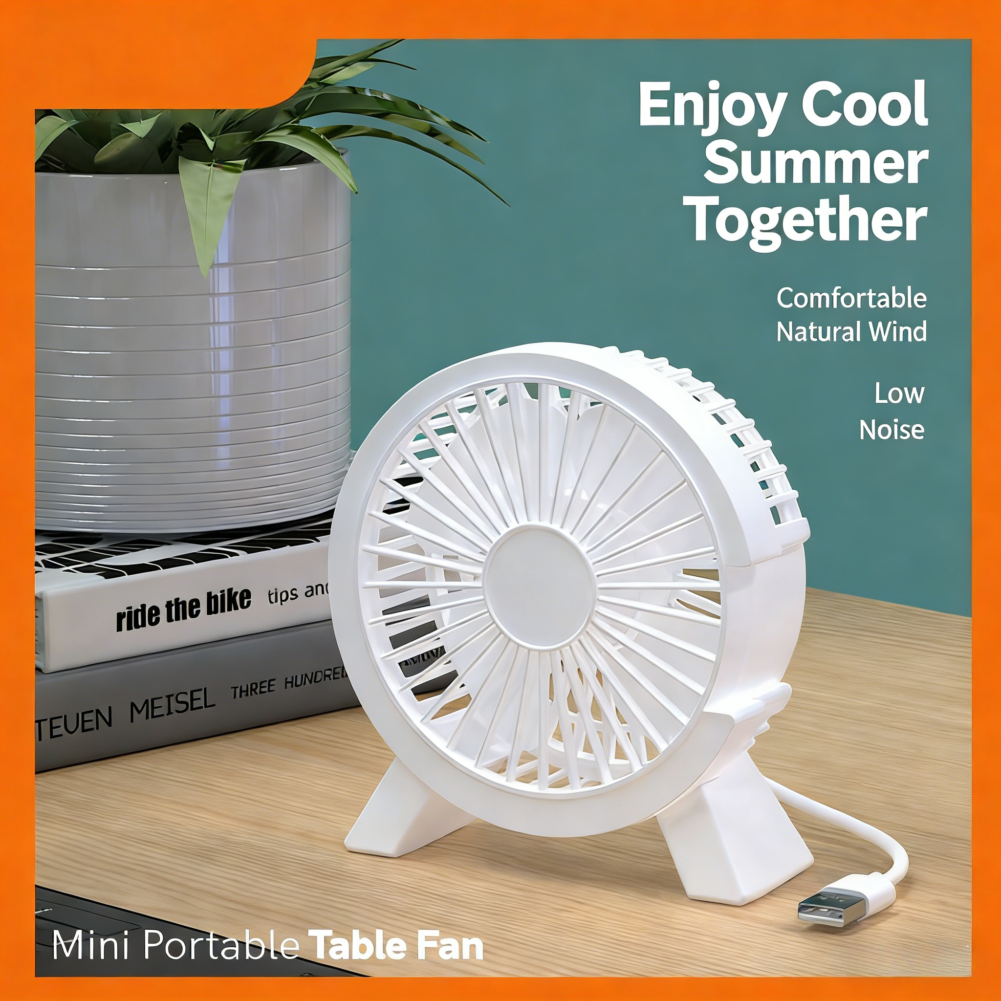 Mini USB Rechargeable Table Fa - Home Office Student incelemesi ve fiyatı