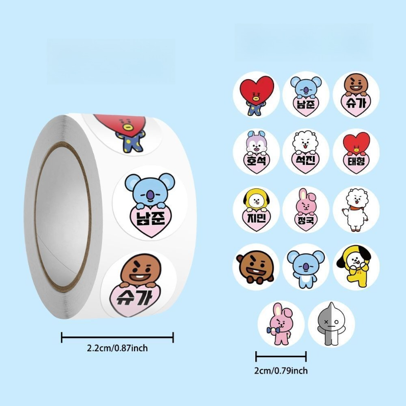BT21 anime peripheral 500 stic - Home Office Kit incelemesi ve fiyatı