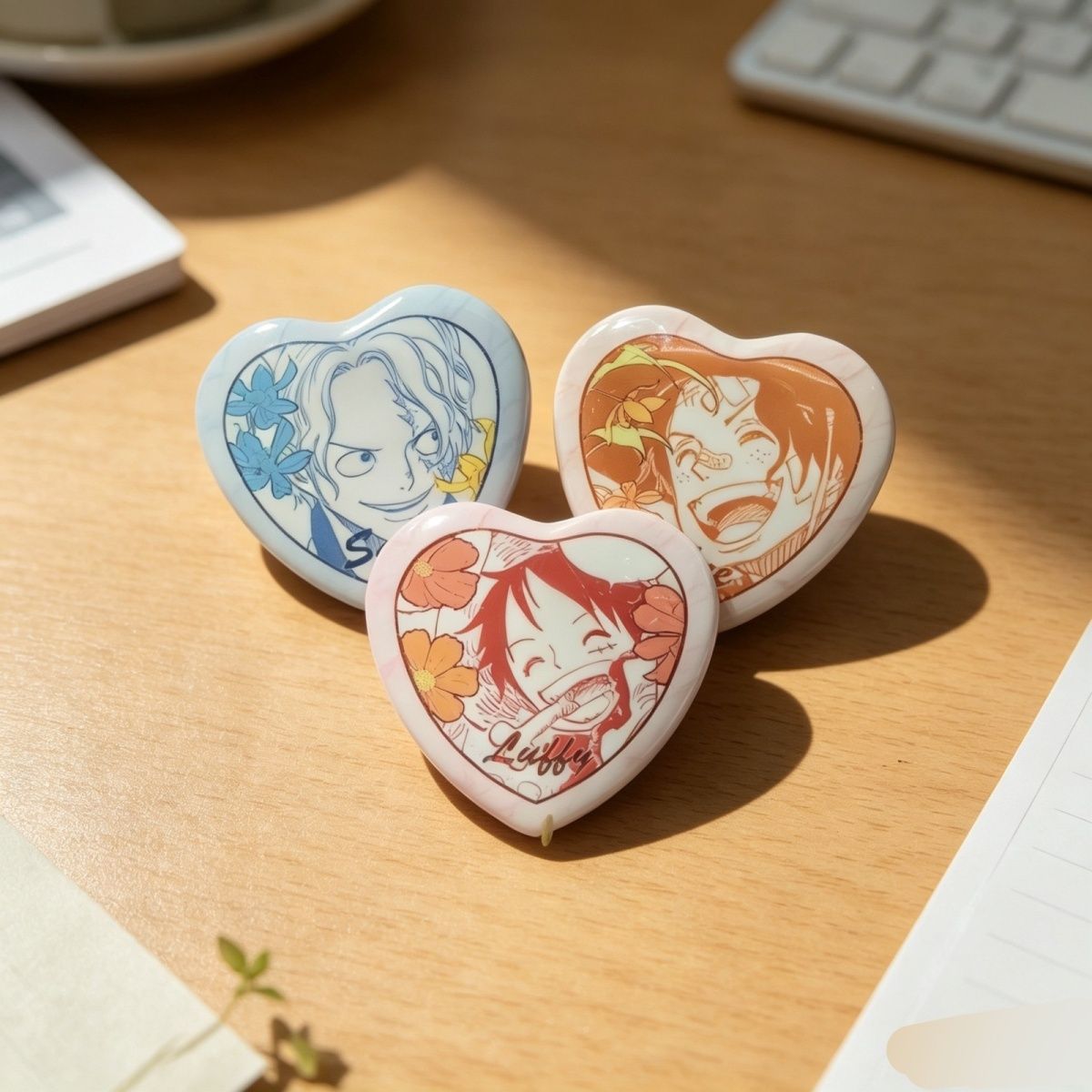 One Piece Luffy Ace Love Badge - Home Office Kit incelemesi ve fiyatı