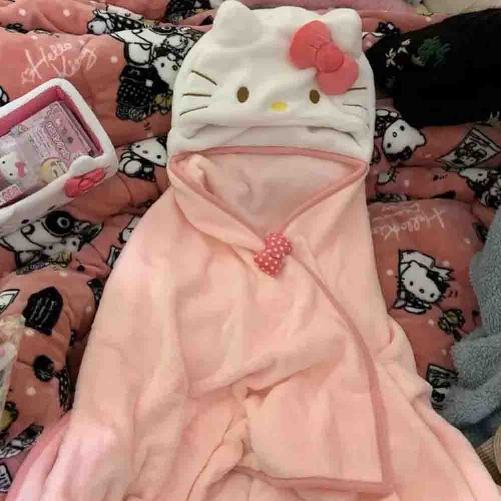 Cute Hellokitty Cloak Shawl Ai - Home Office Student incelemesi ve fiyatı