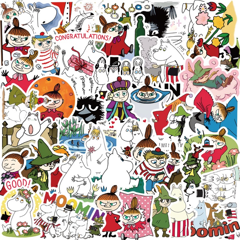 New Moomin Valley 50PCS Sticke - Home Office Kit incelemesi ve fiyatı