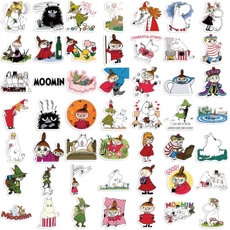 New Moomin Valley 50PCS Sticke - Home Office Kit incelemesi ve fiyatı